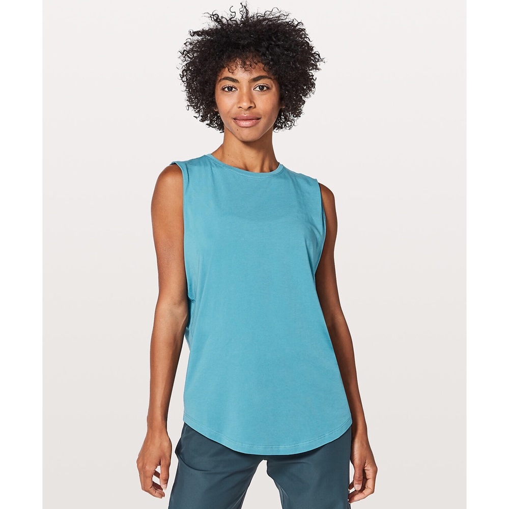 lululemon athletica Teal Muscle Tank